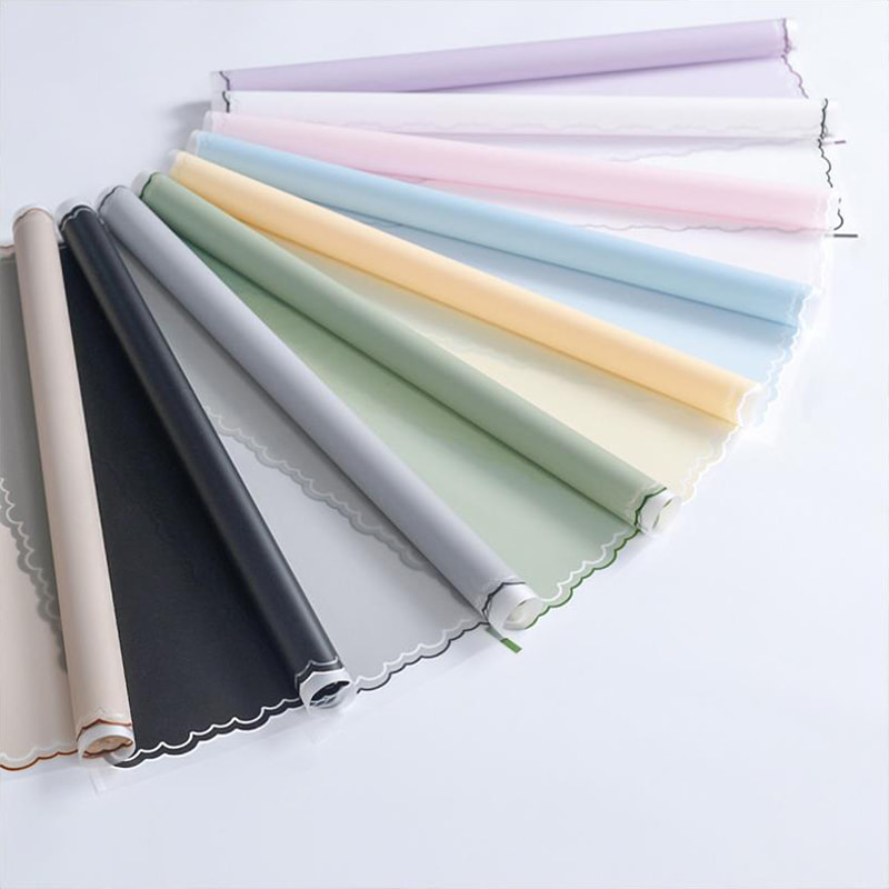 Petal jelly film flower wrapping paper