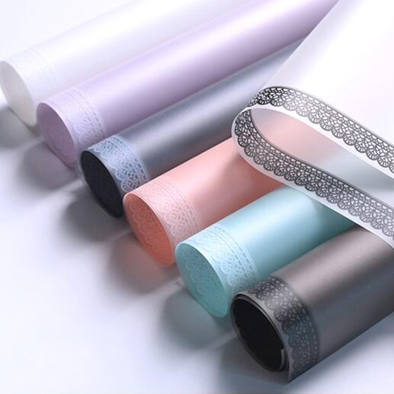 Lace matte flower wrapping paper