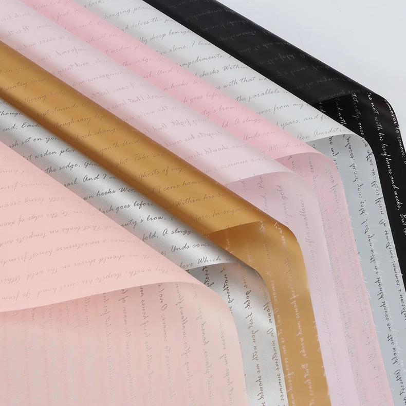 100% waterproof thickened flower packaging film