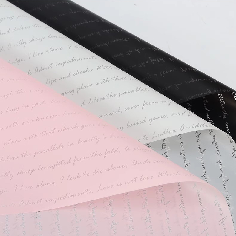 100% waterproof thickened flower packaging film