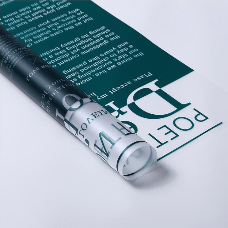 Frosted Jelly Flower Wrap Film