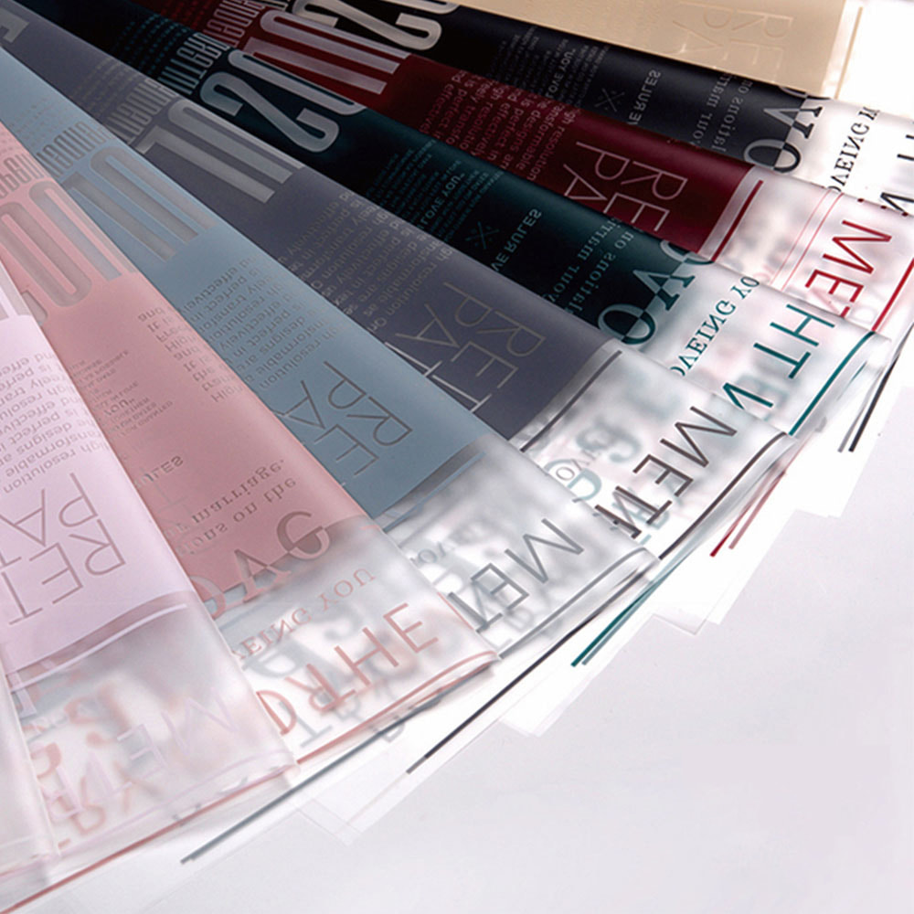 Frosted Jelly Flower Wrap Film