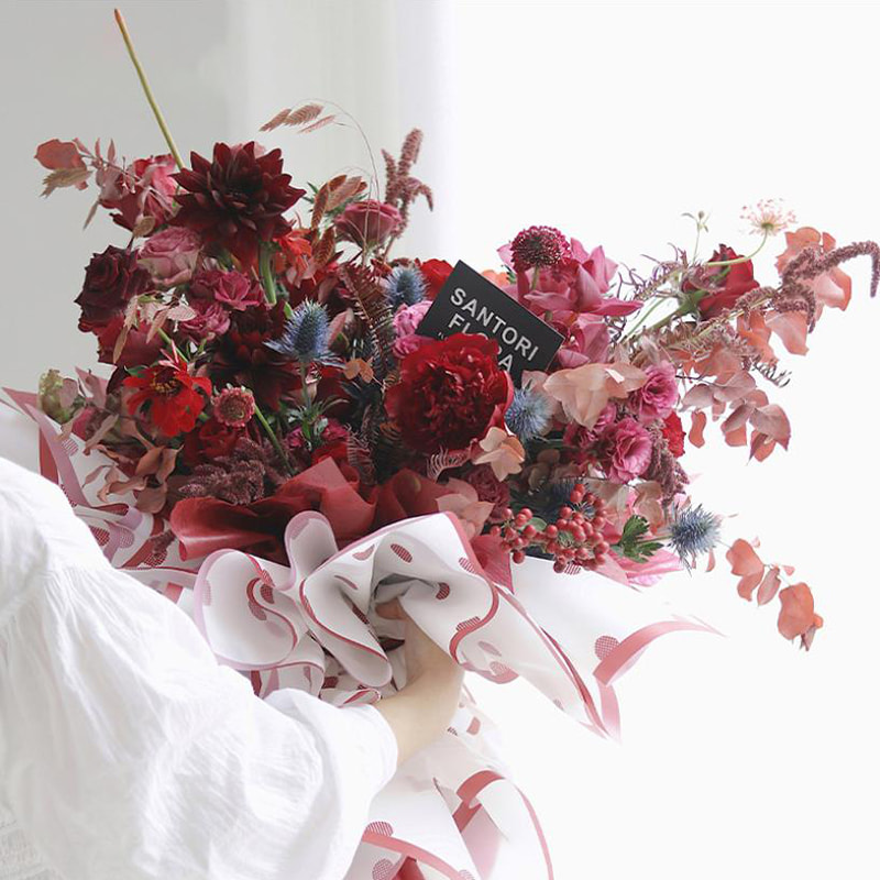 Hansu Matte Diy Flower Wrapping Paper