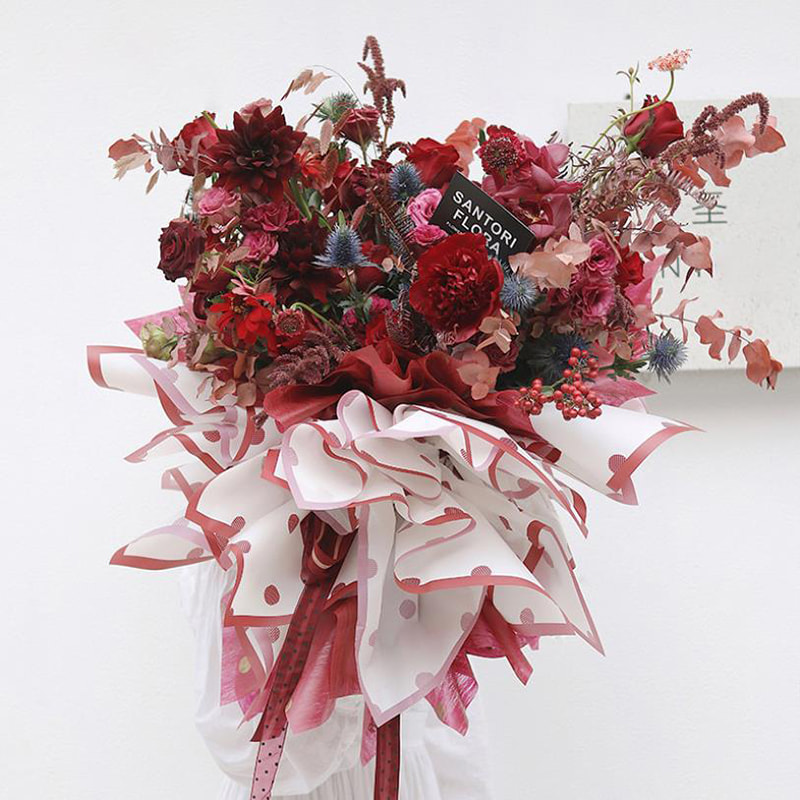 Hansu Matte Diy Flower Wrapping Paper