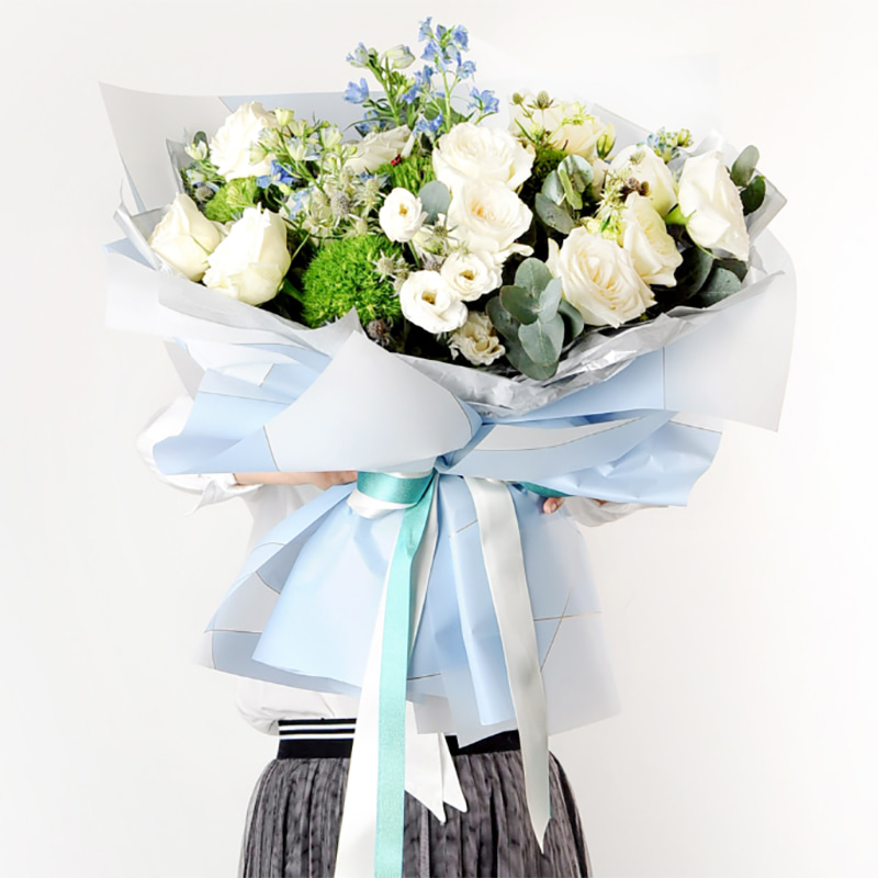 Waterproof Bouquet Flower Wrapping Nossa Paper na may Magnetic Line