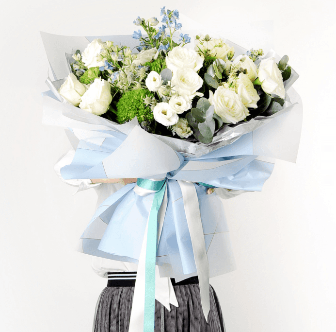 Waterproof Bouquet Flower Wrapping Nossa Paper na may Magnetic Line