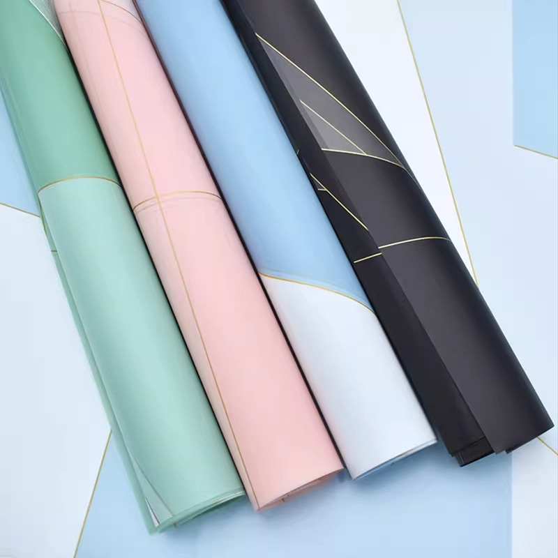 Waterproof Bouquet Flower Wrapping Nossa Paper na may Magnetic Line