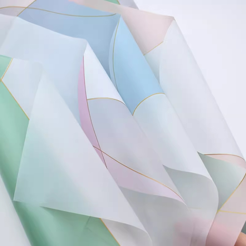 Waterproof Bouquet Flower Wrapping Nossa Paper na may Magnetic Line
