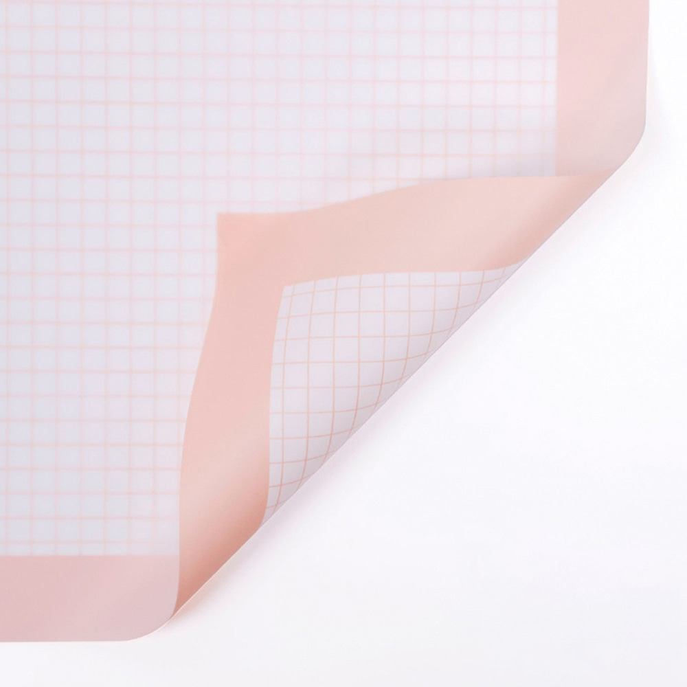 Double-Sided Plaid Iridescent Floral Wrapping Paper