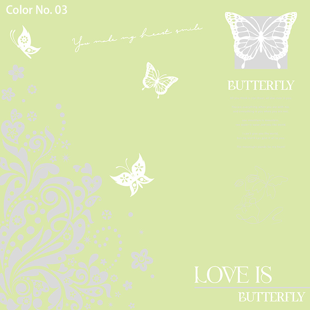 Waterproof Bouquet Packaging Nossa Paper na may Single-Sided Coating Hollowed Out Butterfly Print Design