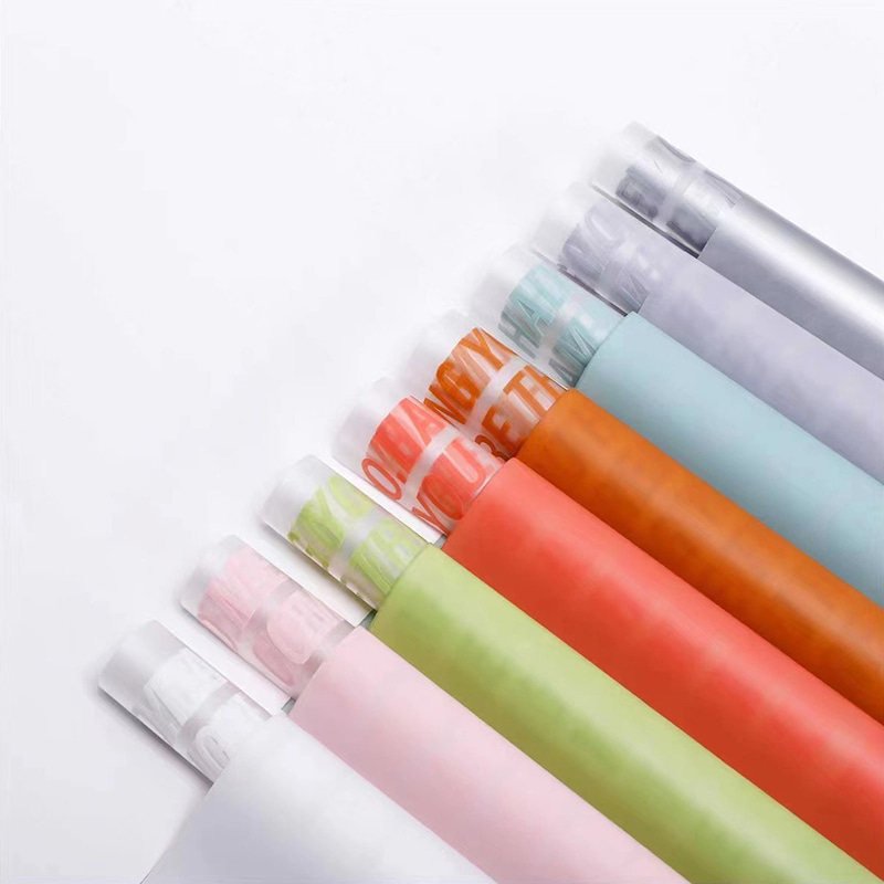 Waterproof Coating Art Flower Wrapping Nossa Paper