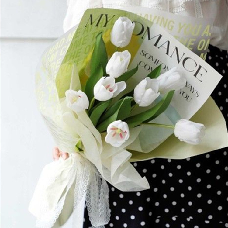 Waterproof Coating Art Flower Wrapping Nossa Paper
