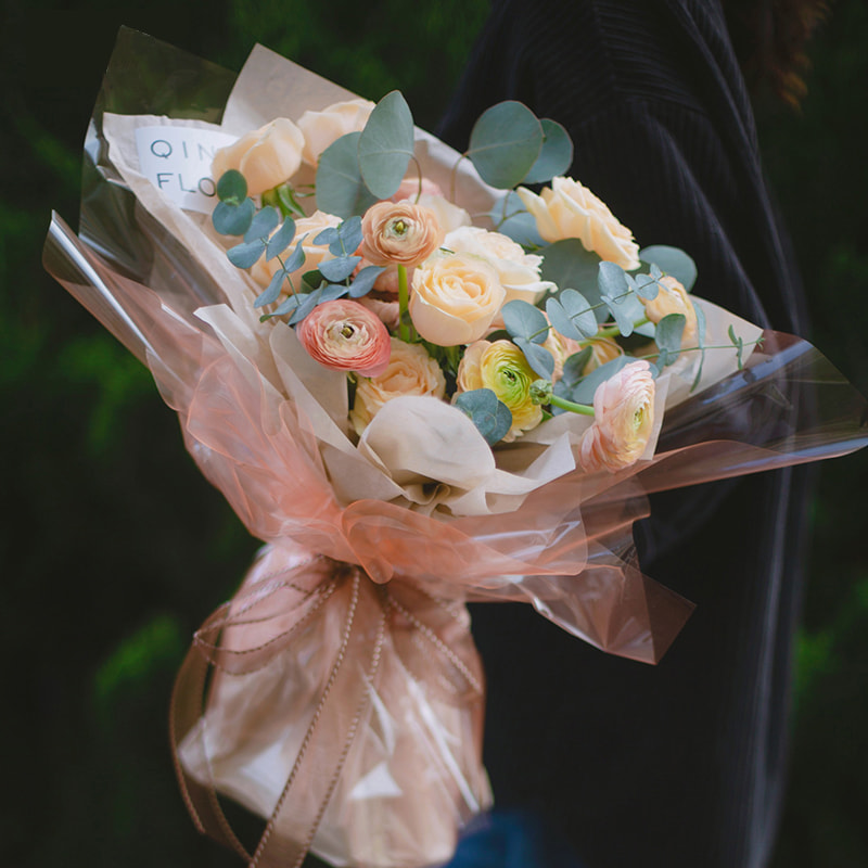 Waterproof Transparent Crystal Glass na Pambalot ng Bulaklak