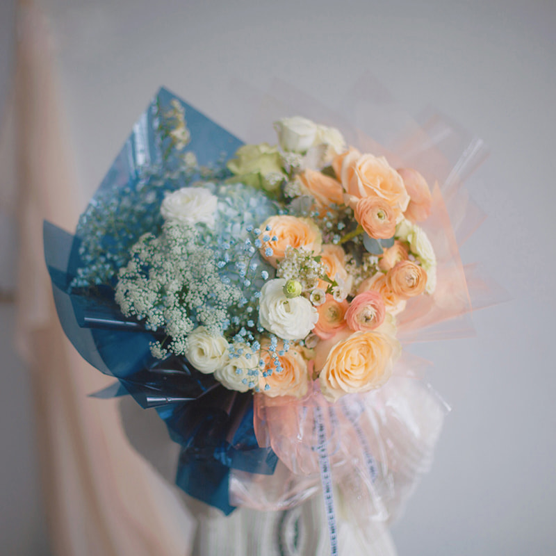 Waterproof Transparent Crystal Glass na Pambalot ng Bulaklak