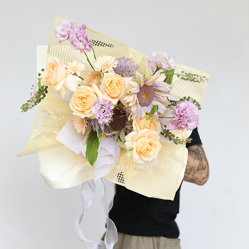 OPP anti-fog treated flower packaging film