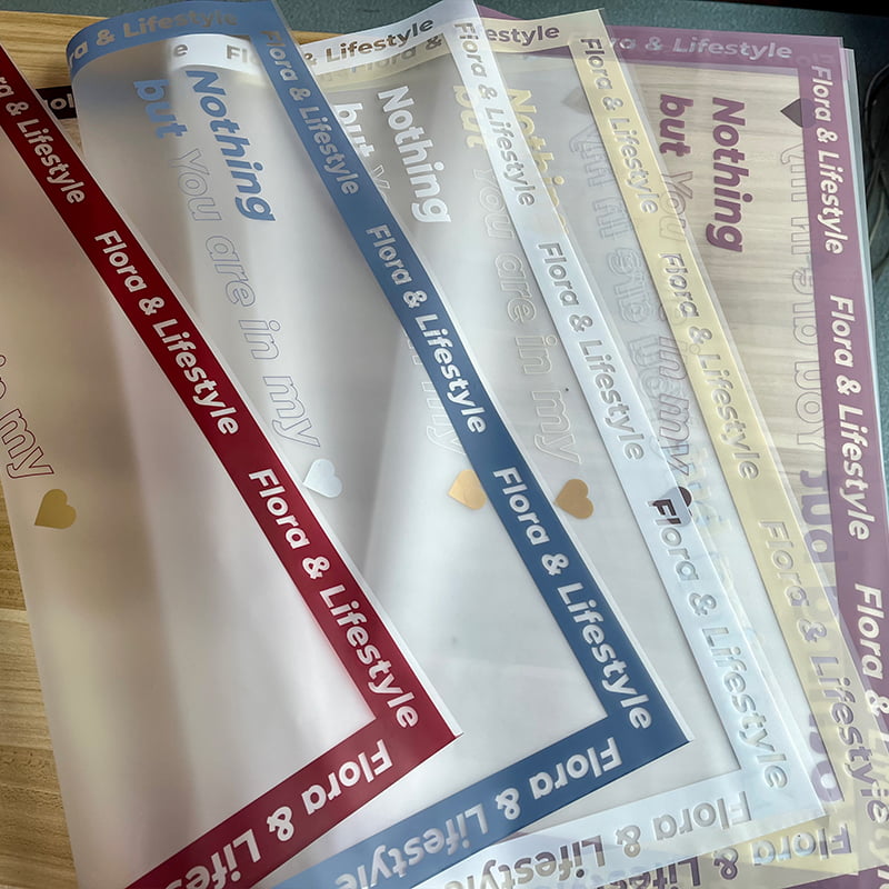 High-Clarity OPP Plastic Flower Wrapping Film