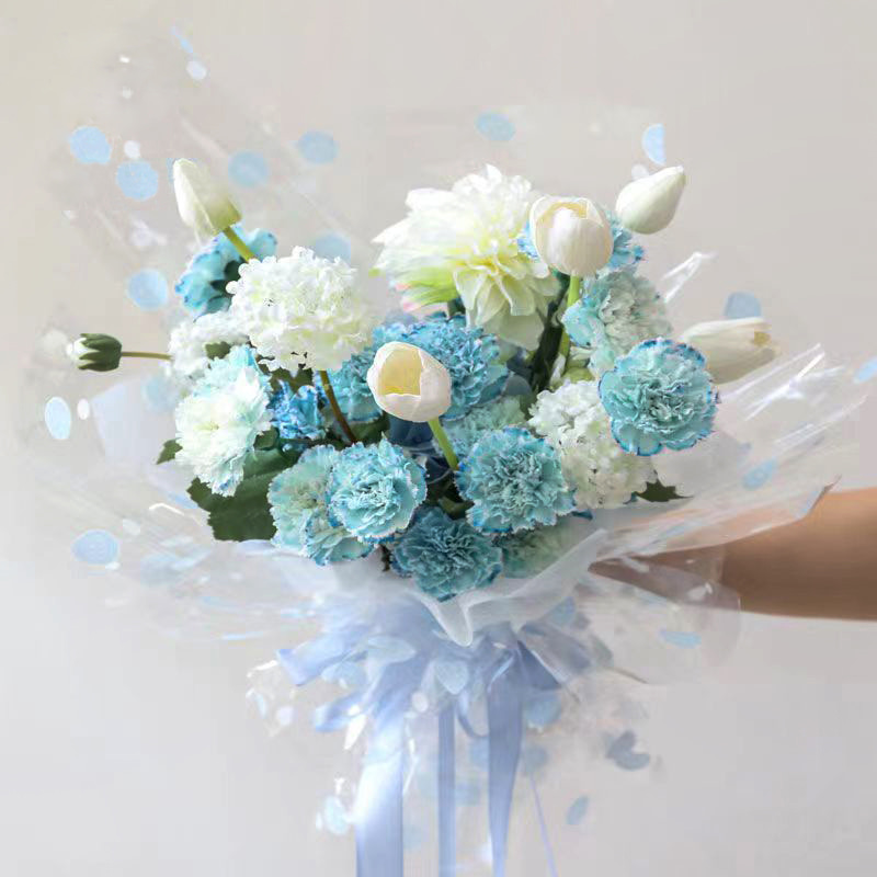 OPP Cellophane Nakangiting Mukha na Pambalot ng Bulaklak