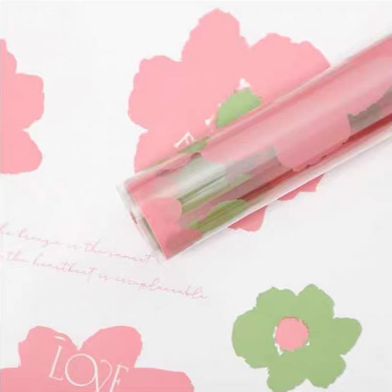 58x58cm Waterproof Plastic Floral Wrap Roll