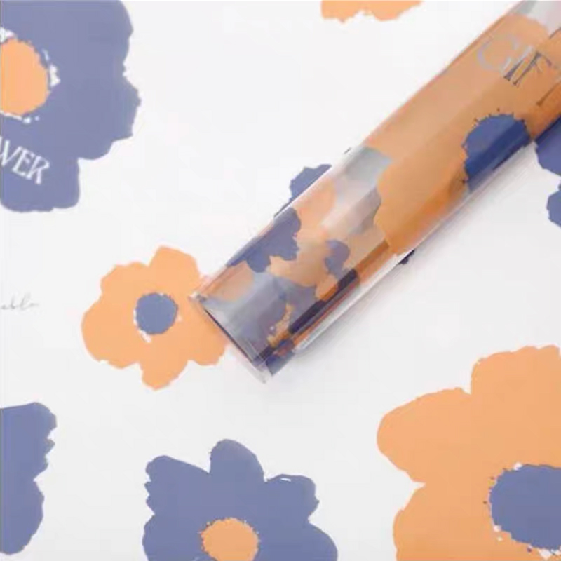 58x58cm Waterproof Plastic Floral Wrap Roll