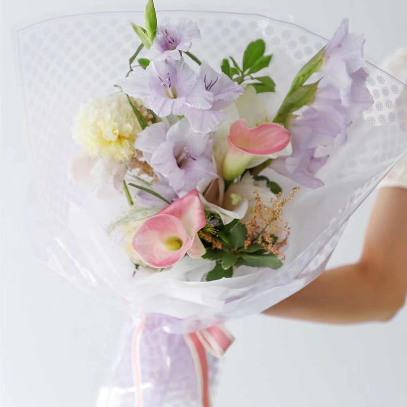 Translucent na Plastic Flower Wrap Film