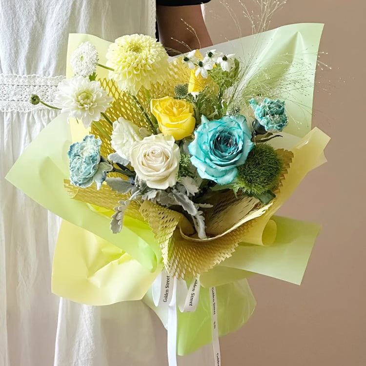 4.5 Mil OPP Flower Wrapping Paper