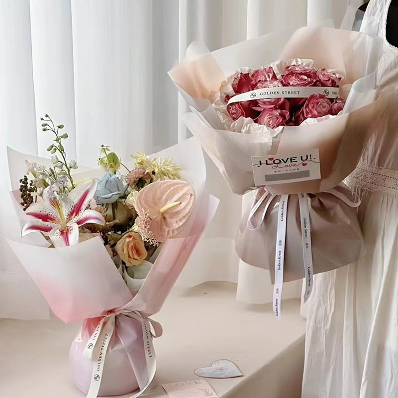 4.5 Mil OPP Flower Wrapping Paper