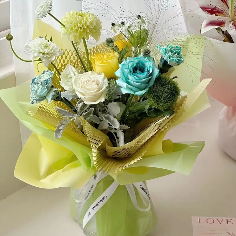 4.5 Mil OPP Flower Wrapping Paper
