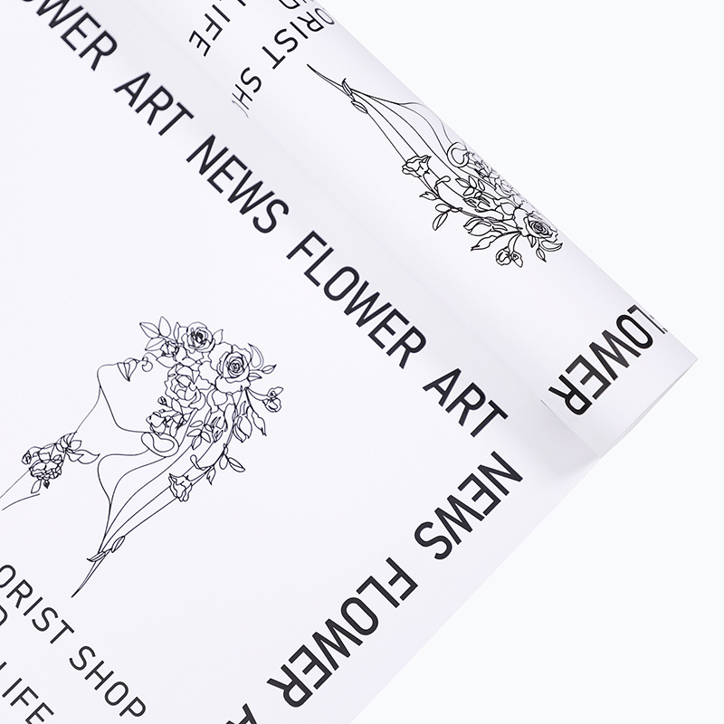 Mattis Wrapping paper na may mga artistikong pattern