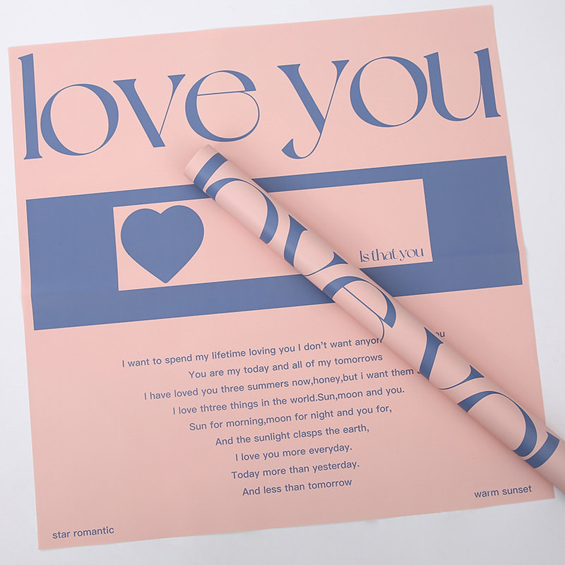 Eternal Cynthia Bouquet Wrapping Paper