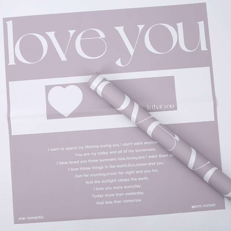 Eternal Cynthia Bouquet Wrapping Paper