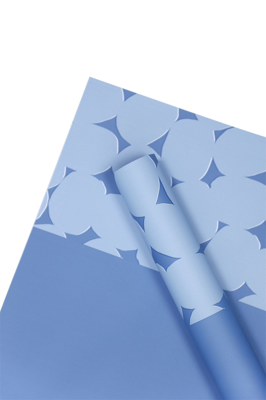 Dalawang kulay na polka dot flower wrapping paper