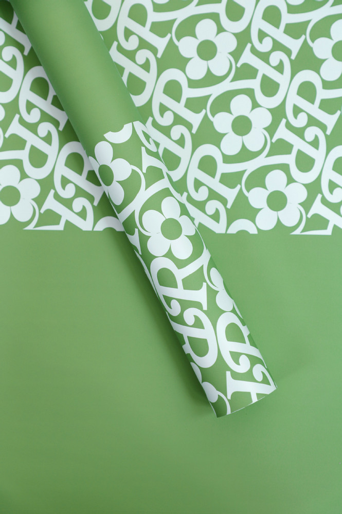 Matte film na pattern ng bulaklak na pambalot na papel