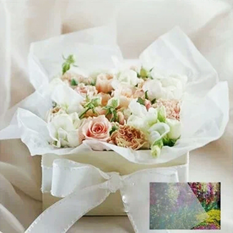 Makukulay na snow peras na papel na pambalot ng bulaklak na papel