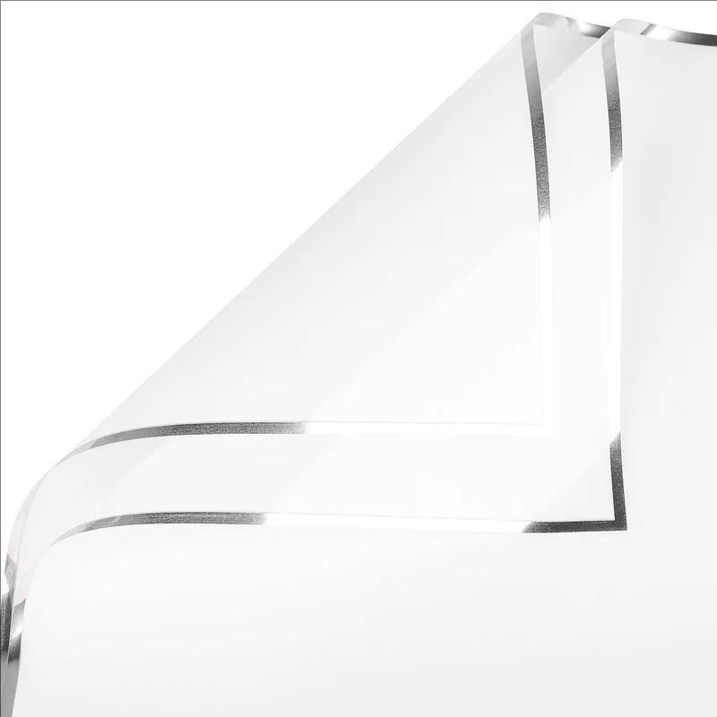 Silver ion water-glossy film flower wrapping paper