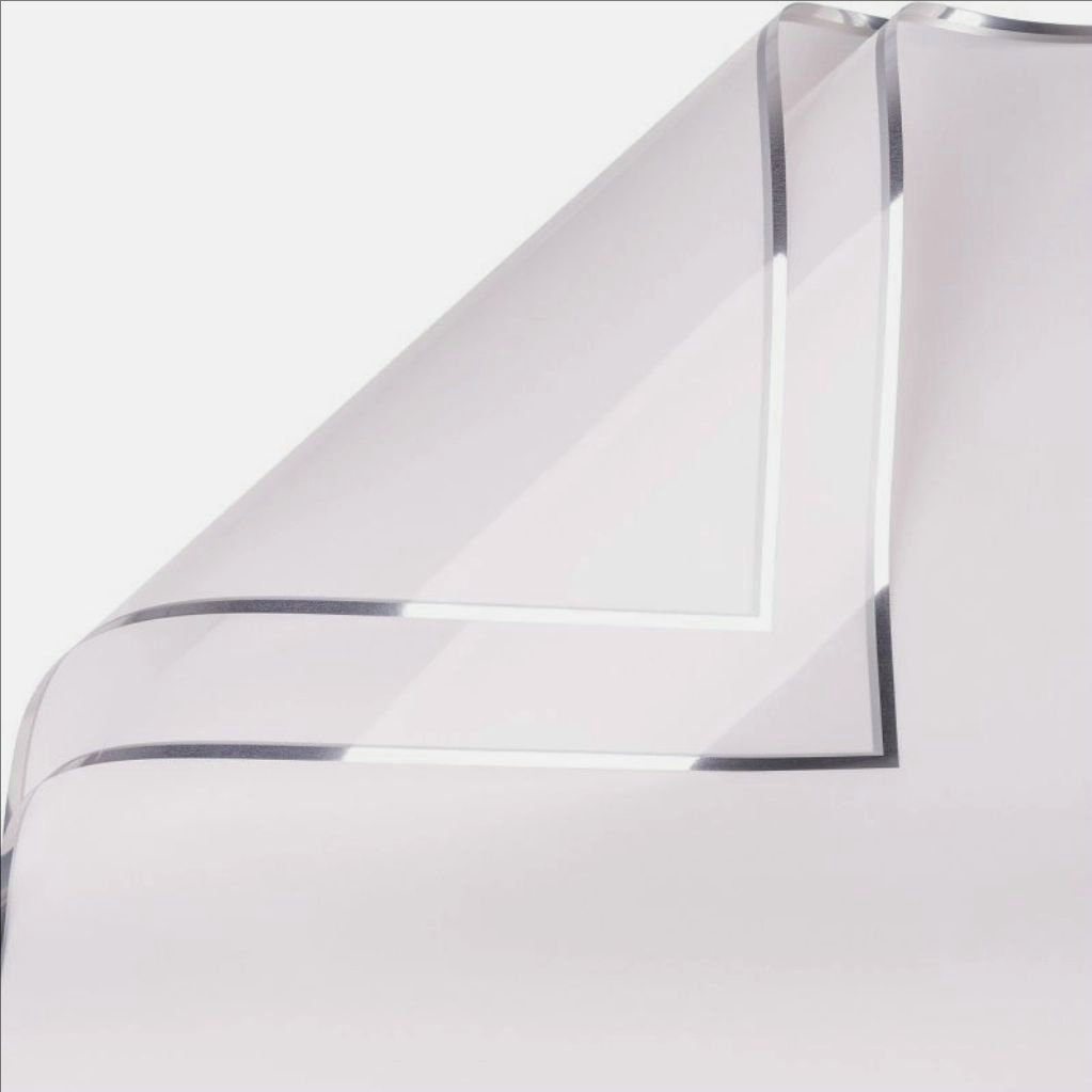Silver ion water-glossy film flower wrapping paper