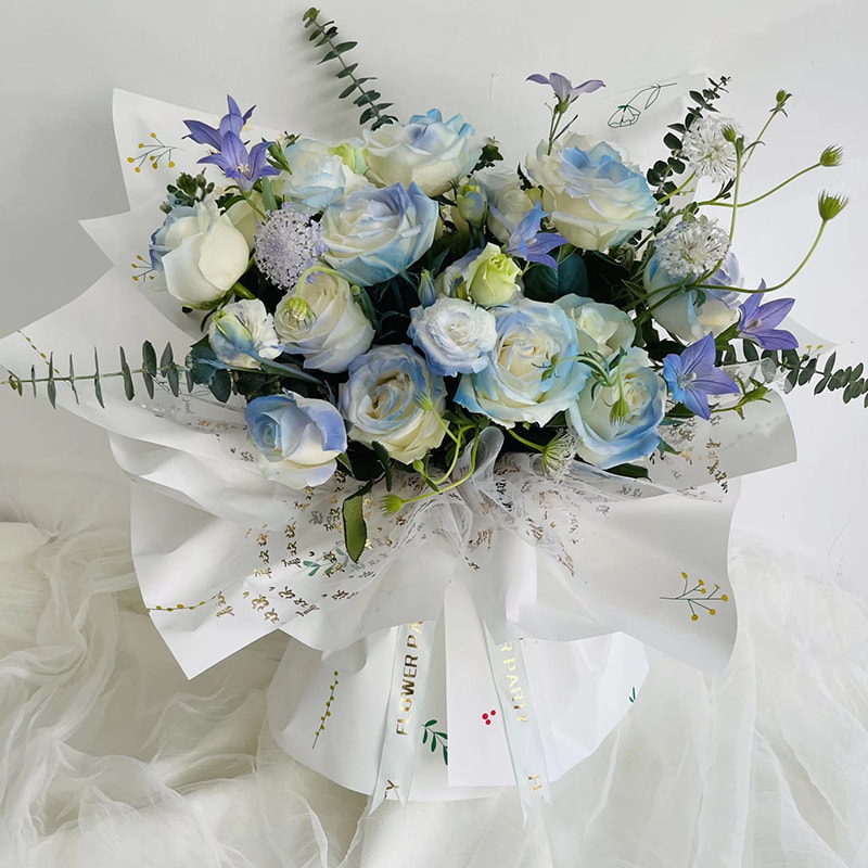Anti-fog at moisture-proof plastic flower bouquet packaging film