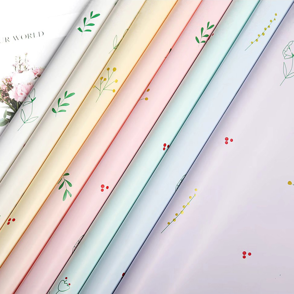 Anti-fog at moisture-proof plastic flower bouquet packaging film