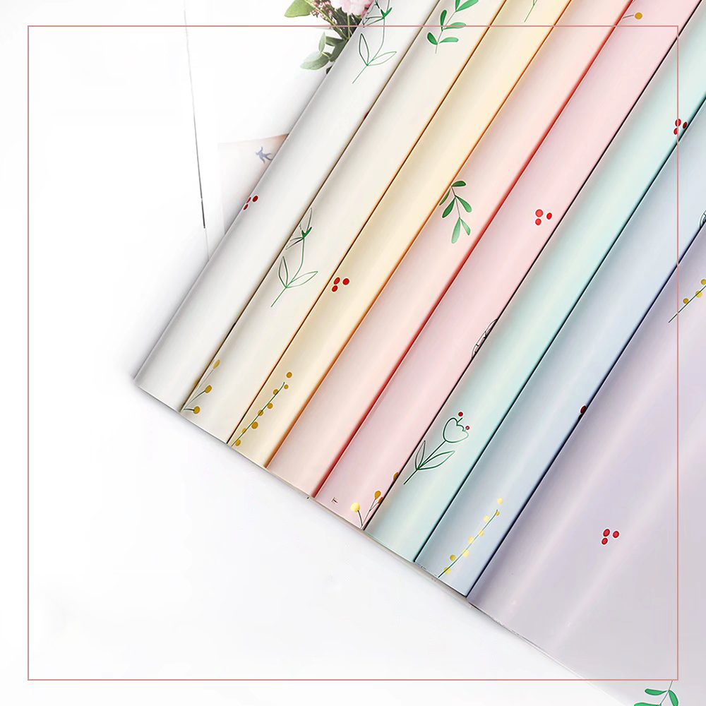 Anti-fog at moisture-proof plastic flower bouquet packaging film