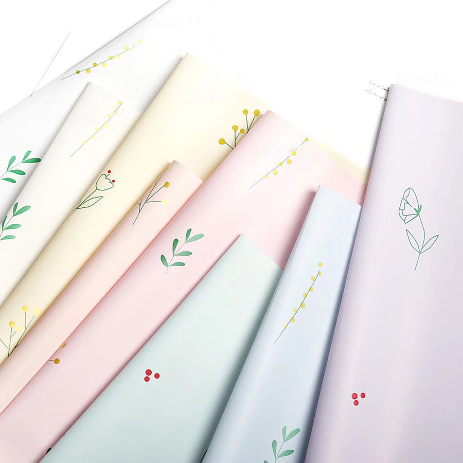 Anti-fog at moisture-proof plastic flower bouquet packaging film