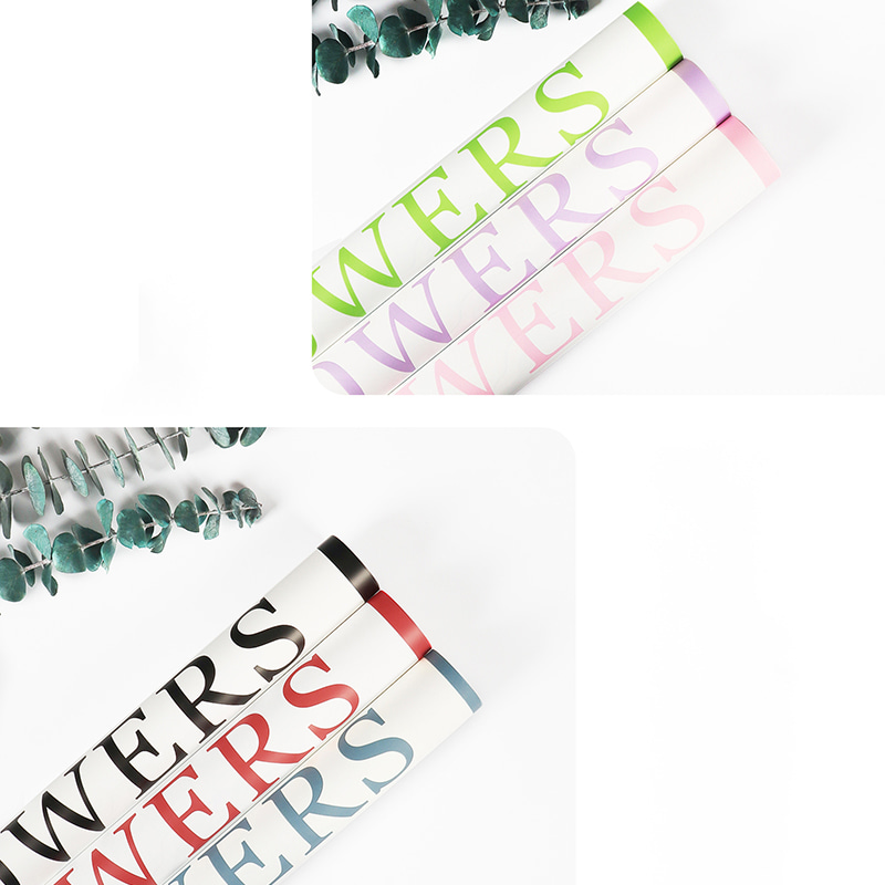 English printed floral wrapping paper