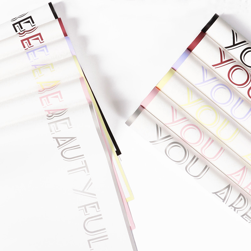 Sariwang bouquet packaging English art paper