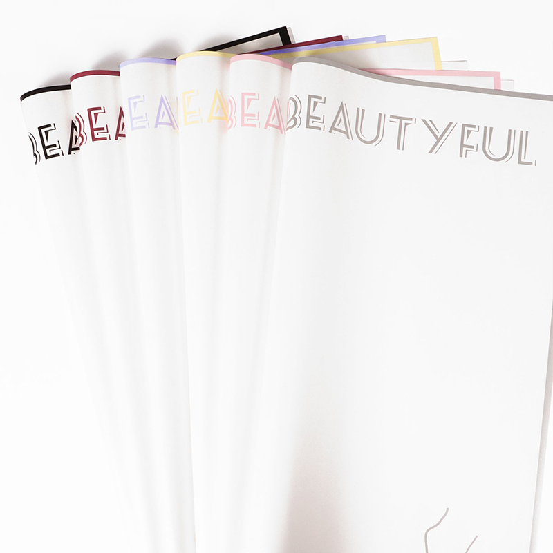 Sariwang bouquet packaging English art paper