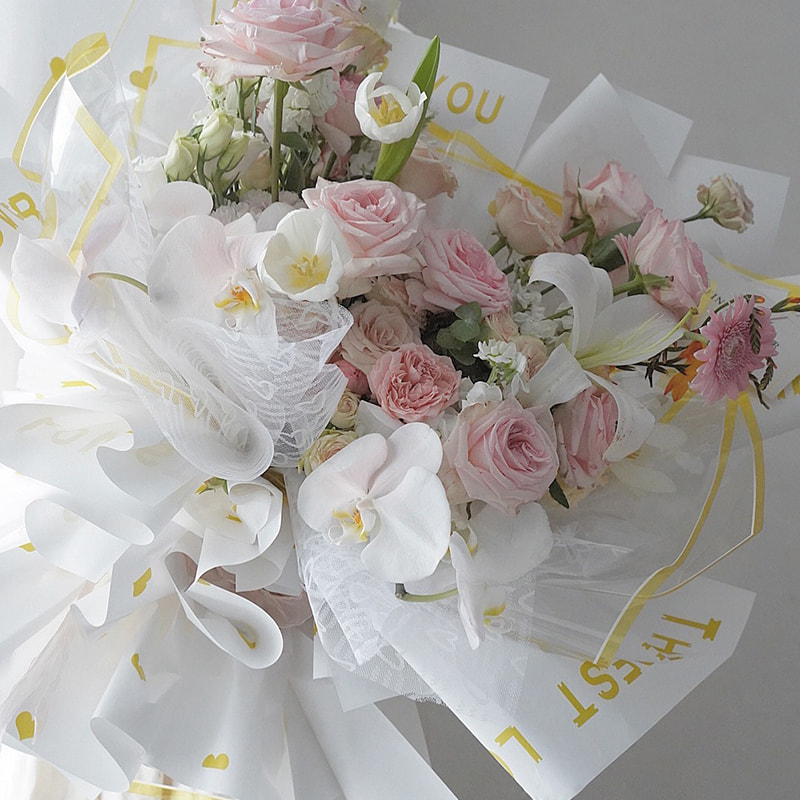 Translucent waterproof bouquet wrapping paper