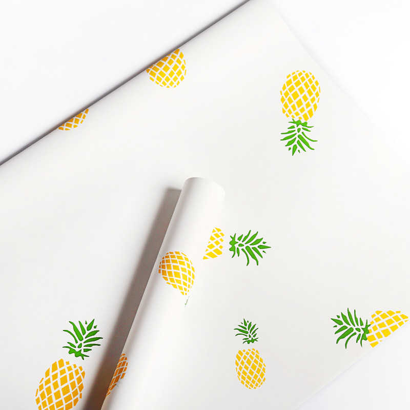Simple fruit pattern bouquet wrapping paper