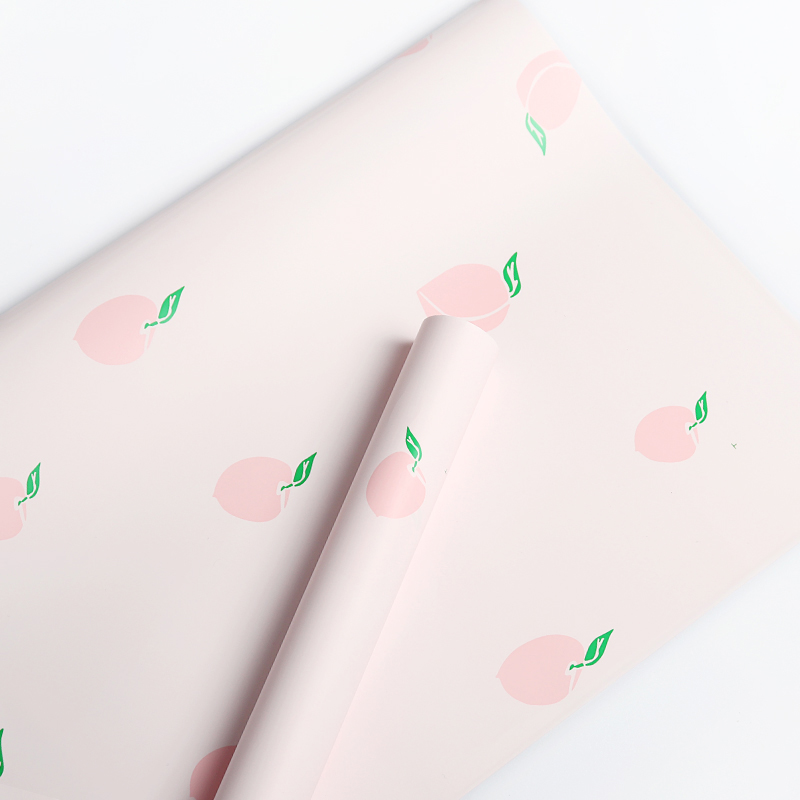 Simple fruit pattern bouquet wrapping paper