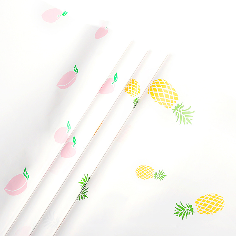 Simple fruit pattern bouquet wrapping paper