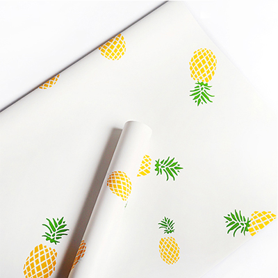 Simple fruit pattern bouquet wrapping paper