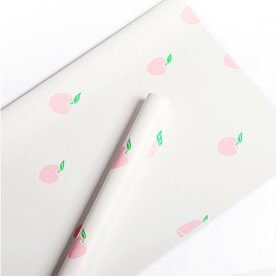 Simple fruit pattern bouquet wrapping paper