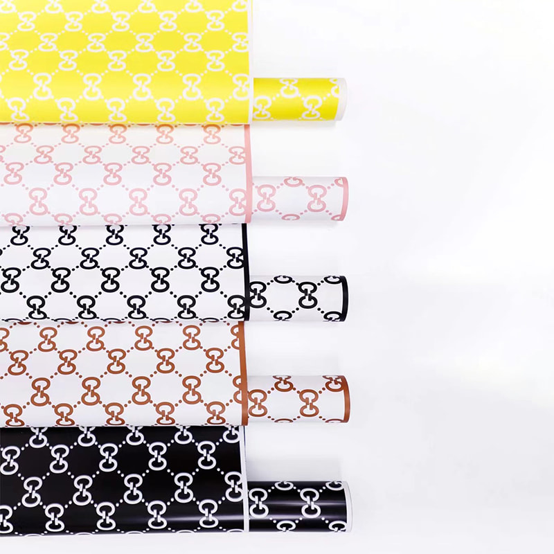 Naka-istilong G-Flower Wrapping Paper
