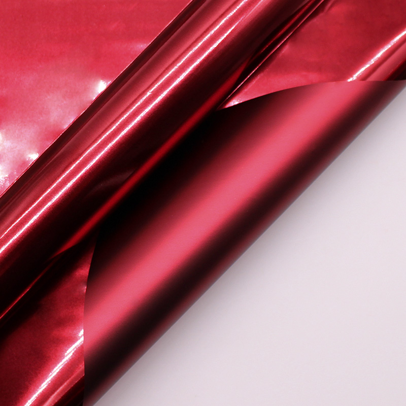 Double-Sided Shimmering Metallic Film Bouquet Wrapping Paper